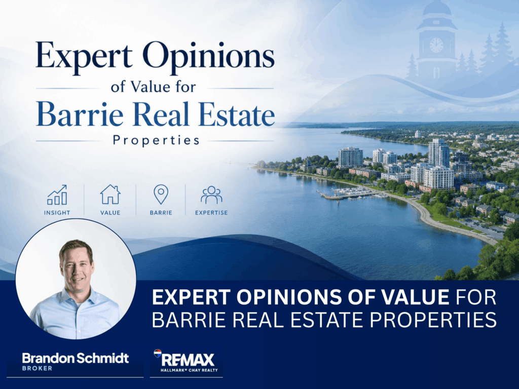 Expert Opinions of Value for Barrie Real Estate Properties